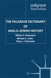 Book cover of The Palgrave Dictionary of Anglo-Jewish History by W. Rubinstein