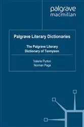 Book cover of The Palgrave Literary Dictionary of Tennyson by V. Purton