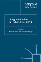 Book cover of The Palgrave Review of British Politics 2005 by M. Rush