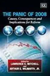 Book cover of The Panic of 2008 by Lawrence E. Mitchell
