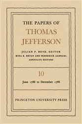 Book cover of The Papers of Thomas Jefferson, Volume 10 by Thomas Jefferson