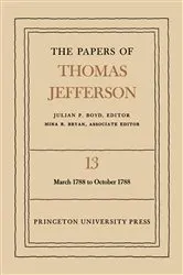 Book cover of The Papers of Thomas Jefferson, Volume 13 by Thomas Jefferson