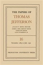 Book cover of The Papers of Thomas Jefferson, Volume 16 by Unknown