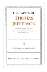 Book cover of The Papers of Thomas Jefferson, Volume 3 by Thomas Jefferson