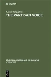Book cover of The partisan voice by Karen Wilk Klein