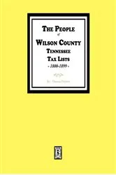 Book cover of The People of Wilson County, Tennessee. (1800-1899) by Thomas E. Partlow