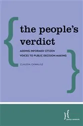 Book cover of The People's Verdict by Claudia Chwalisz