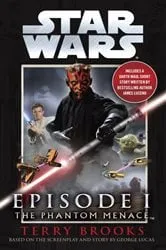 Book cover of The Phantom Menace: Star Wars: Episode I by Terry Brooks