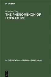 Book cover of The Phenomenon of Literature by Unknown