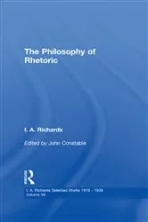 Book cover of The Philosophy of Rhetoric V7 by I. A. Richards