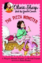 Book cover of The Pizza Monster by Marjorie Weinman Sharmat
