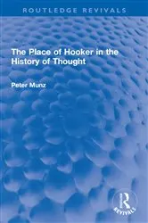 Book cover of The Place of Hooker in the History of Thought by Peter Munz