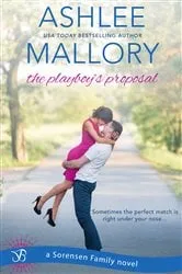 Book cover of The Playboy's Proposal by Amanda Browning