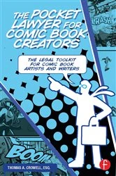 Book cover of The Pocket Lawyer for Comic Book Creators by Thomas Crowell Esq.