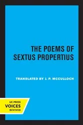 Book cover of The Poems of Sextus Propertius by Sextus Propertius
