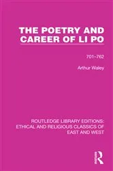 Book cover of The Poetry and Career of Li Po by Arthur Waley