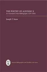Book cover of The Poetry of Alfonso X by Joseph T. Snow