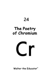 Book cover of The Poetry of Chromium by Walter the Educator