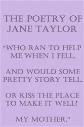 Book cover of The Poetry Of Jane Taylor by Jane Taylor