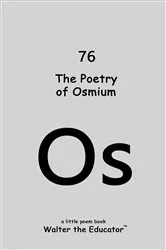 Book cover of The Poetry of Osmium by Unknown
