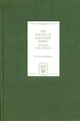 Book cover of The Poetry of Salvador Espriu by D. Gareth Walters