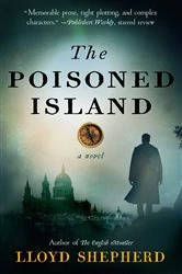 Book cover of The Poisoned Island by Lloyd Shepherd