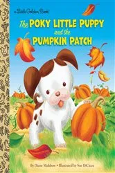 Book cover of The Poky Little Puppy and the Pumpkin Patch by Diane Muldrow