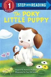 Book cover of The Poky Little Puppy Step into Reading by Kristen L. Depken