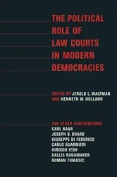 Book cover of The Political Role of Law Courts in Modern Democracies by Jerold Waltman