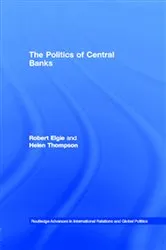Book cover of The Politics of Central Banks by Robert Elgie