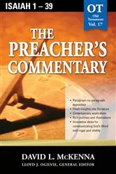 Book cover of The Preacher's Commentary - Vol. 17: Isaiah 1-39 by David L. McKenna