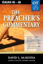 Book cover of The Preacher's Commentary - Vol. 18: Isaiah 40-66 by David L. McKenna