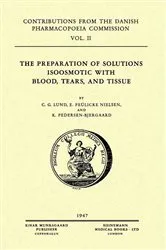 Book cover of The Preparation of Solutions Isoosmotic with Blood, Tears, and Tissue by C. G. Lund