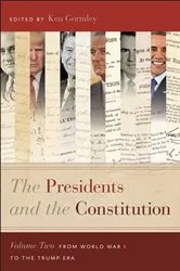 Book cover of The Presidents and the Constitution, Volume Two by Unknown