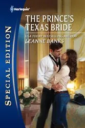 Book cover of The Prince's Texas Bride by Leanne Banks