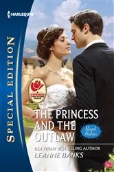 Book cover of The Princess and the Outlaw by Leanne Banks