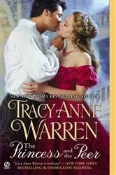 Book cover of The Princess and the Peer by Tracy Anne Warren