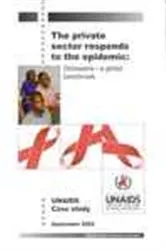 Book cover of The Private Sector Responds to the Epidemic by UNAIDS