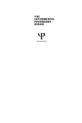 Book cover of The Processing of Information and Structure by W. R. Garner
