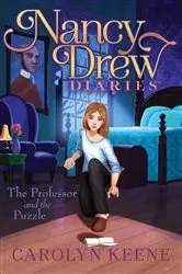 Book cover of The Professor and the Puzzle by Carolyn Keene
