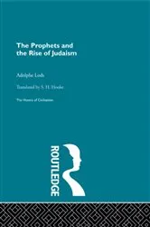 Book cover of The Prophets and the Rise of Judaism by Adolphe Lods