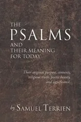 Book cover of The Psalms and Their Meaning for Today by Samuel Terrien