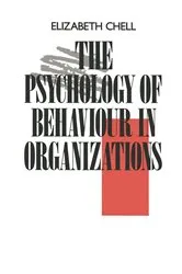 Book cover of The Psychology of Behaviour in Organizations by Unknown