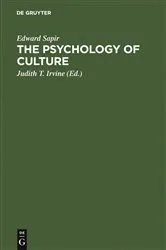 Book cover of The Psychology of Culture (2nd ed.) by Edward Sapir
