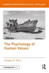 Book cover of The Psychology of Human Values by Gregory R Maio