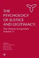 Book cover of The Psychology of Justice and Legitimacy by D. Ramona Bobocel