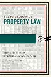 Book cover of The Psychology of Property Law by Stephanie M. Stern