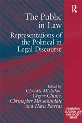 Book cover of The Public in Law by Gregor Clunie