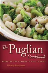 Book cover of The Puglian Cookbook by Viktorija