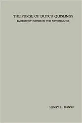 Book cover of The Purge of Dutch Quislings by Henry L. Mason